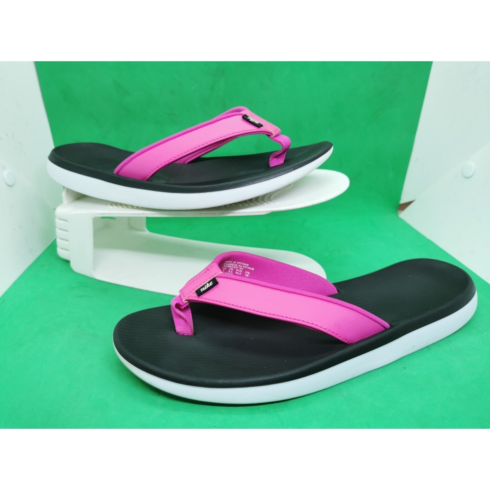 Nike Women's Bella Kai Thong Flip Flop Sandals AO3622-007 Purple Pink Size 9